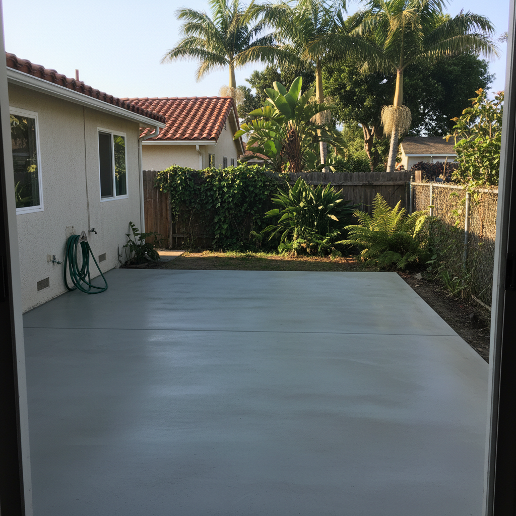 Concrete Patios completed by Elite Concrete in Shreveport, LA
